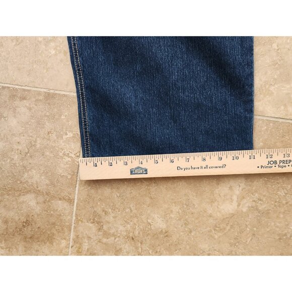 NWT CJ Banks Stretch Mid Rise Classic Fit Jeans 30W Petite 50x28 Blue NEW - Picture 5 of 11